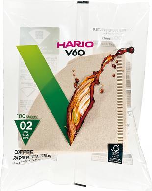 Produktbild Hario Misarashi Braunfilter - V60-02 100 Stück