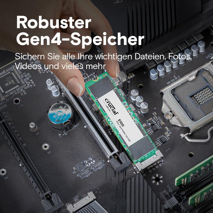 Produktbild Crucial E100 (2000 GB, M.2 2280)
