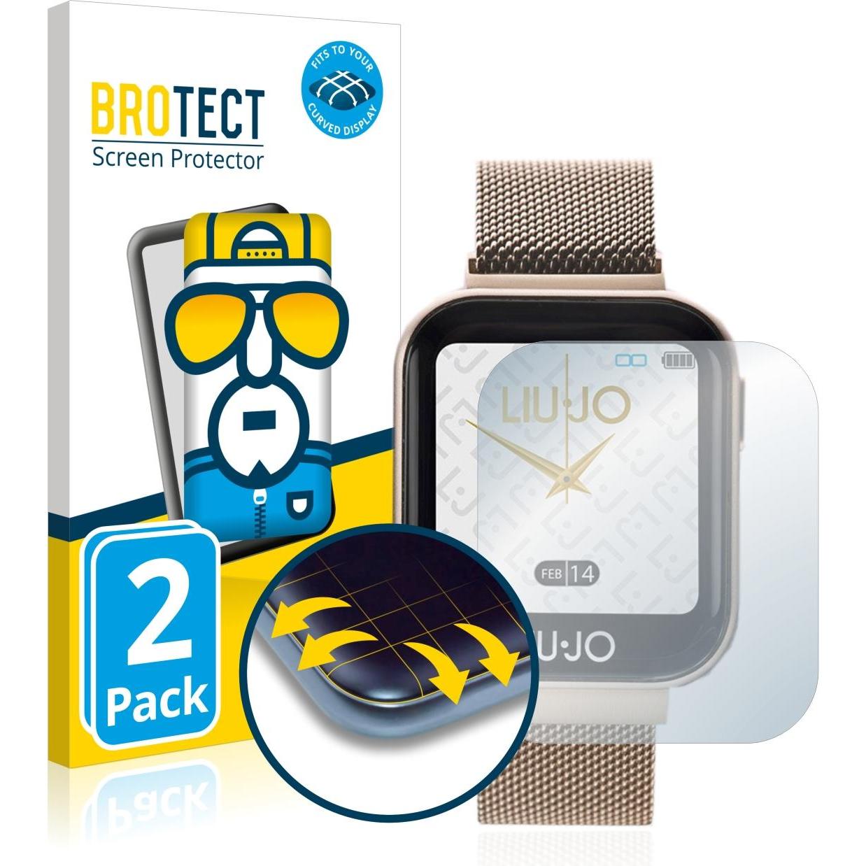 Thumbnail - BROTECT Full-Cover Displayschutz, Smartwatch Schutzfolie, Transparent