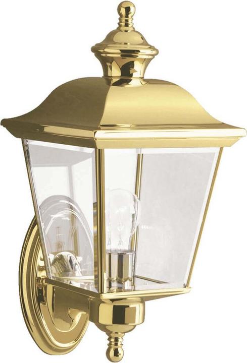 Produktbild Elstead Lighting Bay Shore Aussen-Wandleuchte E27 39cm Poliertes Messing IP44 (E27, IP44)