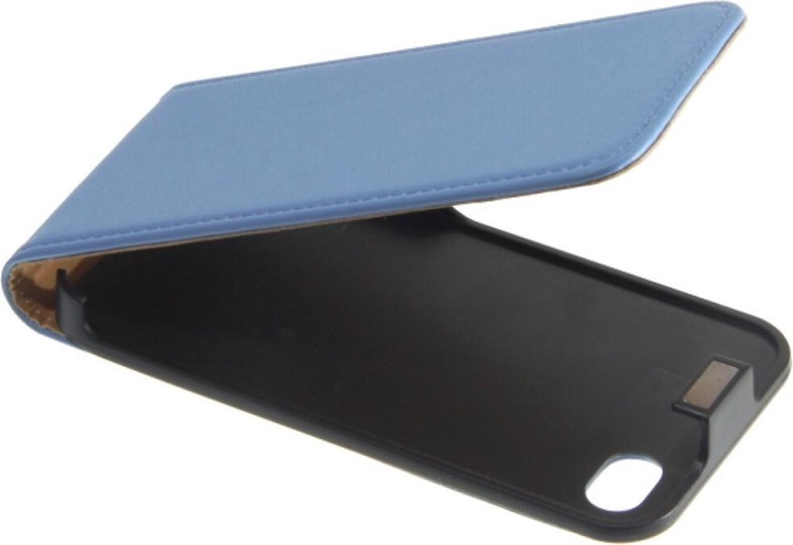 Image du produit OEM Étui à clapet en cuir fin pour iPhone 4/4s - bleu (Apple iPhone 4, Apple iPhone 4s)