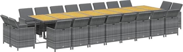 Produktbild vidaXL Garten Essgruppe (107 x 107 x 74 cm)