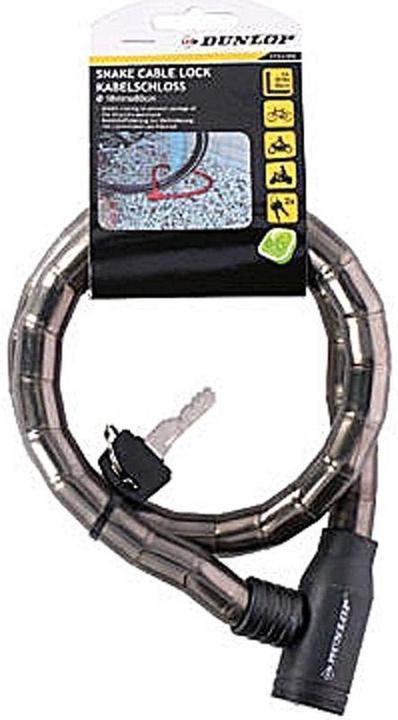 Actual product image Dunlop bicycle anti-theft lock (black)