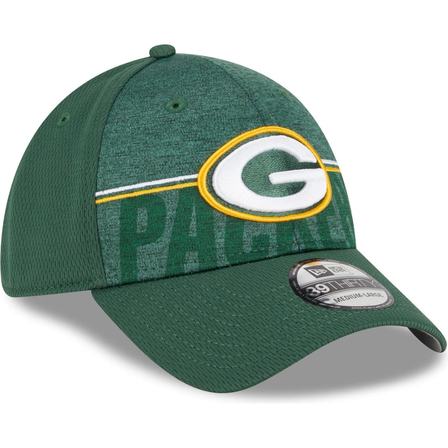 New Era, Herren, Cap, 39Thirty Cap - TRAINING 2023 Green Bay Packers - S/M, Mehrfarbig, (M)