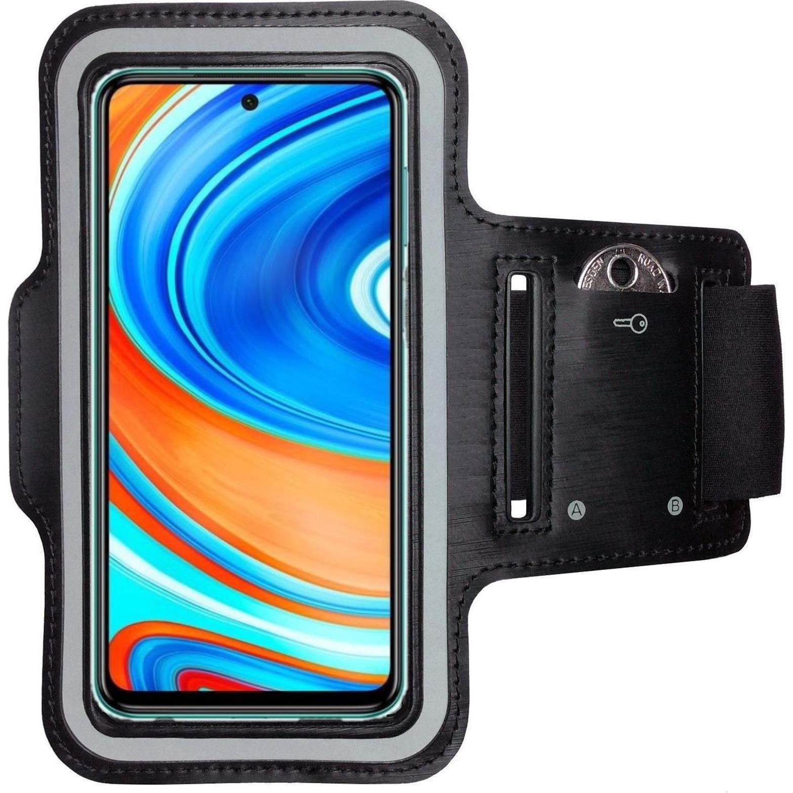 CoverKingz Sportarmband für Xiaomi Redmi Note 9 Pro, Smartphone Sportarmband, Schwarz