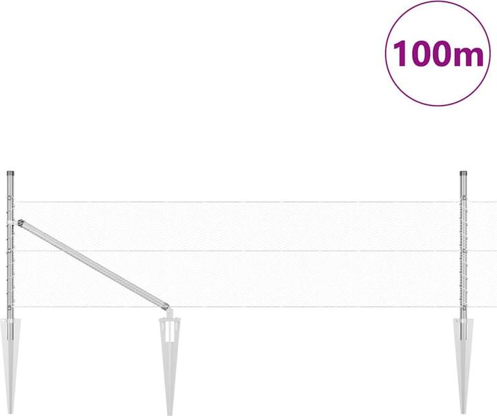 Actual product image vidaXL Gartenzaun