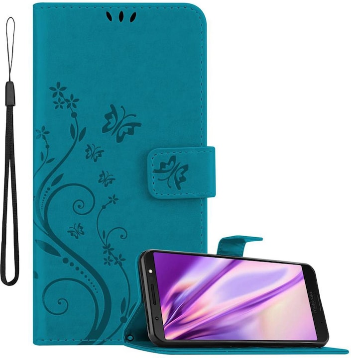 Produktbild Cadorabo Flower Book Cover (Motorola Moto G6 Plus)