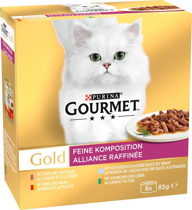 Produktbild Gourmet Gold Feine Kompositionen (Adult, 8 Stk., 680 g)