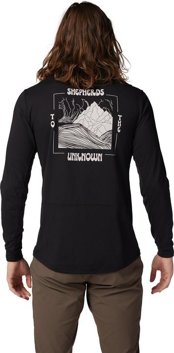 Actual product image Fox Jersey 24 Ranger Dr Ls Shepherds Blk (S)