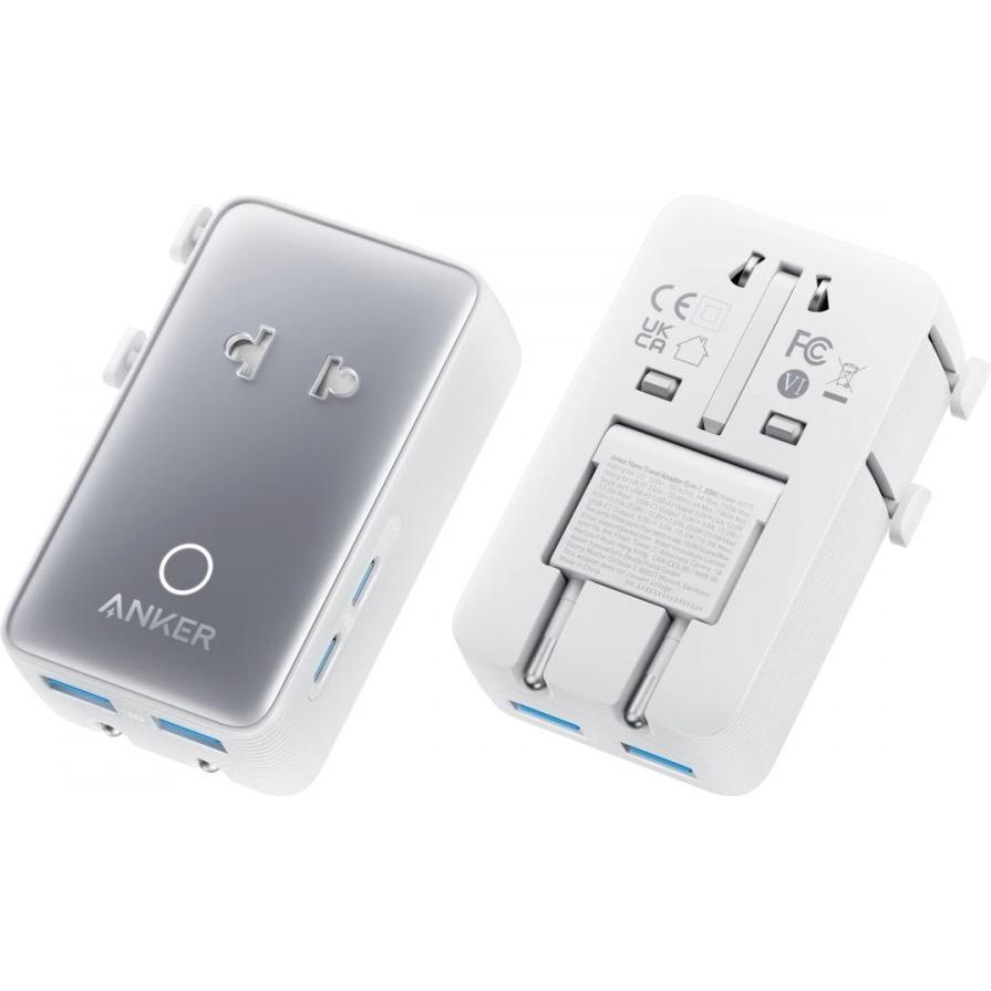 Anker, Adattatore da viaggio, Nano Reiseadapter 5in1 20W