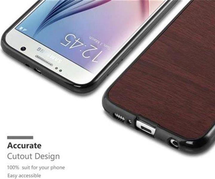 Immagine prodotto Cadorabo Copertura in legno TPU (Samsung Galaxy S6)