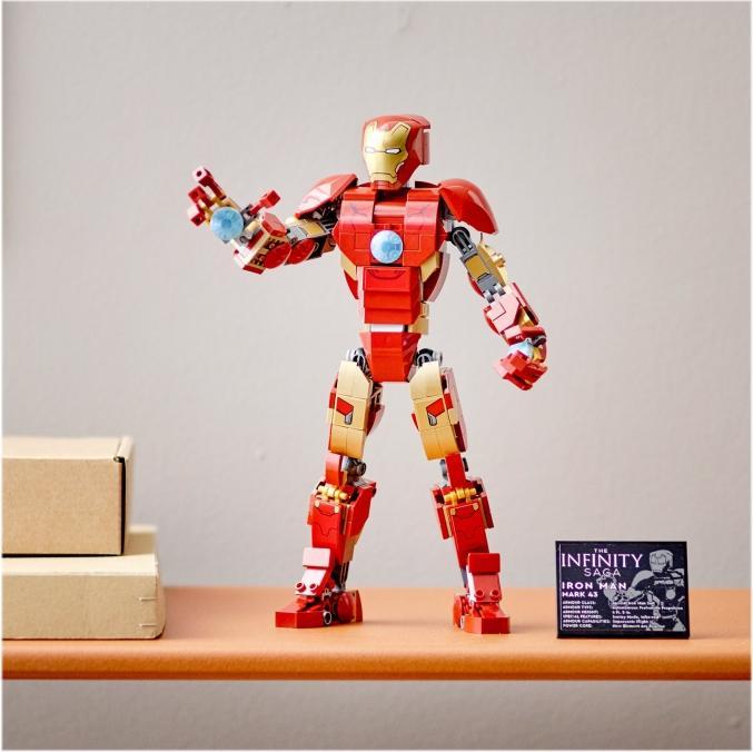 Actual product image LEGO Iron Man figure (76206, LEGO Marvel)