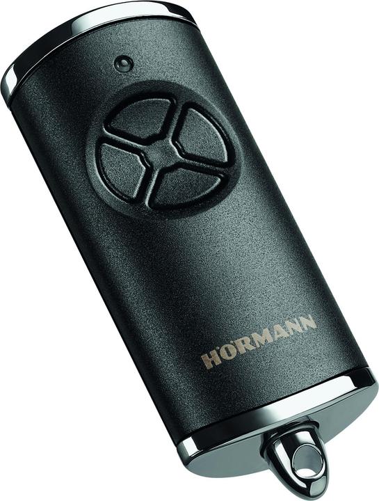Hörmann Handsender HSE4 868-BS Hochglanz Chrom schwarz Fernbedienung (Handsender)