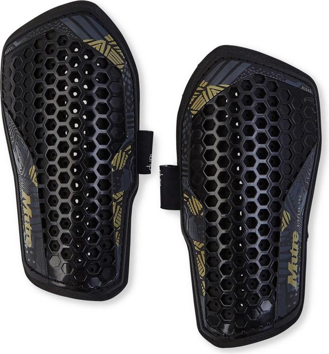 Actual product image Mitre Mens Pro 2024 Aircell Technology Shin Guards Set (XL)