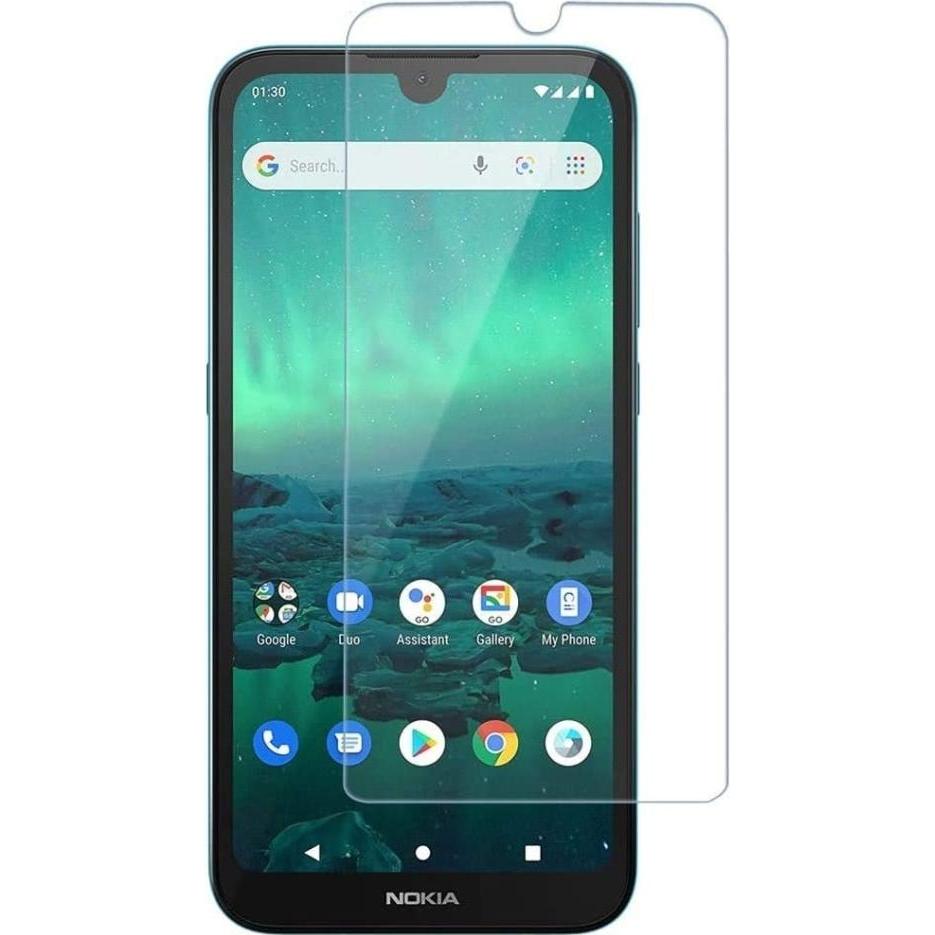 Screenguard Nokia 1.3 Panzerglas Schutzfolie Case Friendly Design (Nokia 1.3), Smartphone Schutzfolie, Transparent