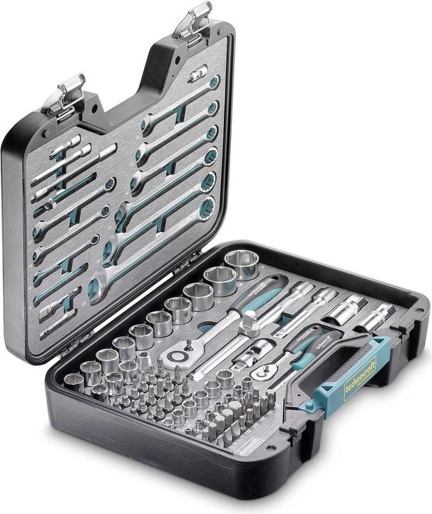 technocraft Cestello a doppia parete, 1/4+1/2", 86 pezzi, "Silverline".