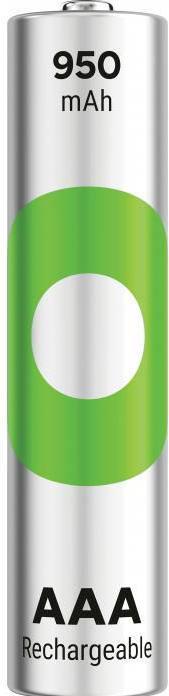 Immagine prodotto GP Batteries Batteria ricaricabile GP ReCyko, formato AAA, 950 mAh, confezione da 4 pezzi (4 pz., AAA, 950 mAh)