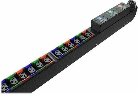 Actual product image Vertiv UI30023, Monitored, 0U, Vertical, Black, 42 AC outlet(s), - CE Marked - RoHS Compliant