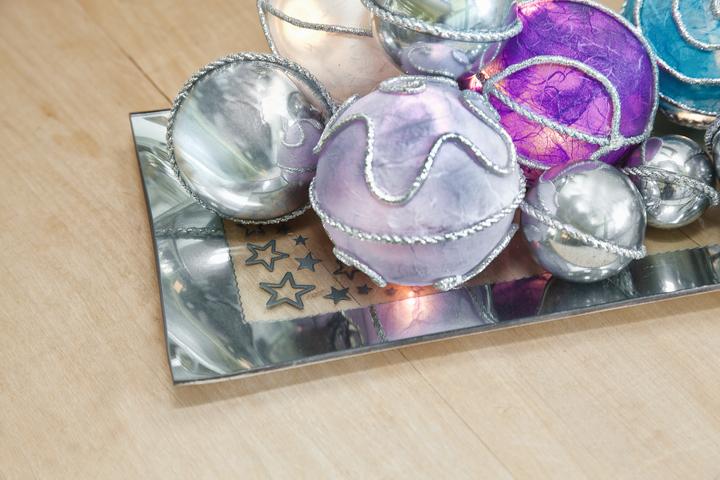 Actual product image VBS Acrylic ball with hole, Ø 8 cm