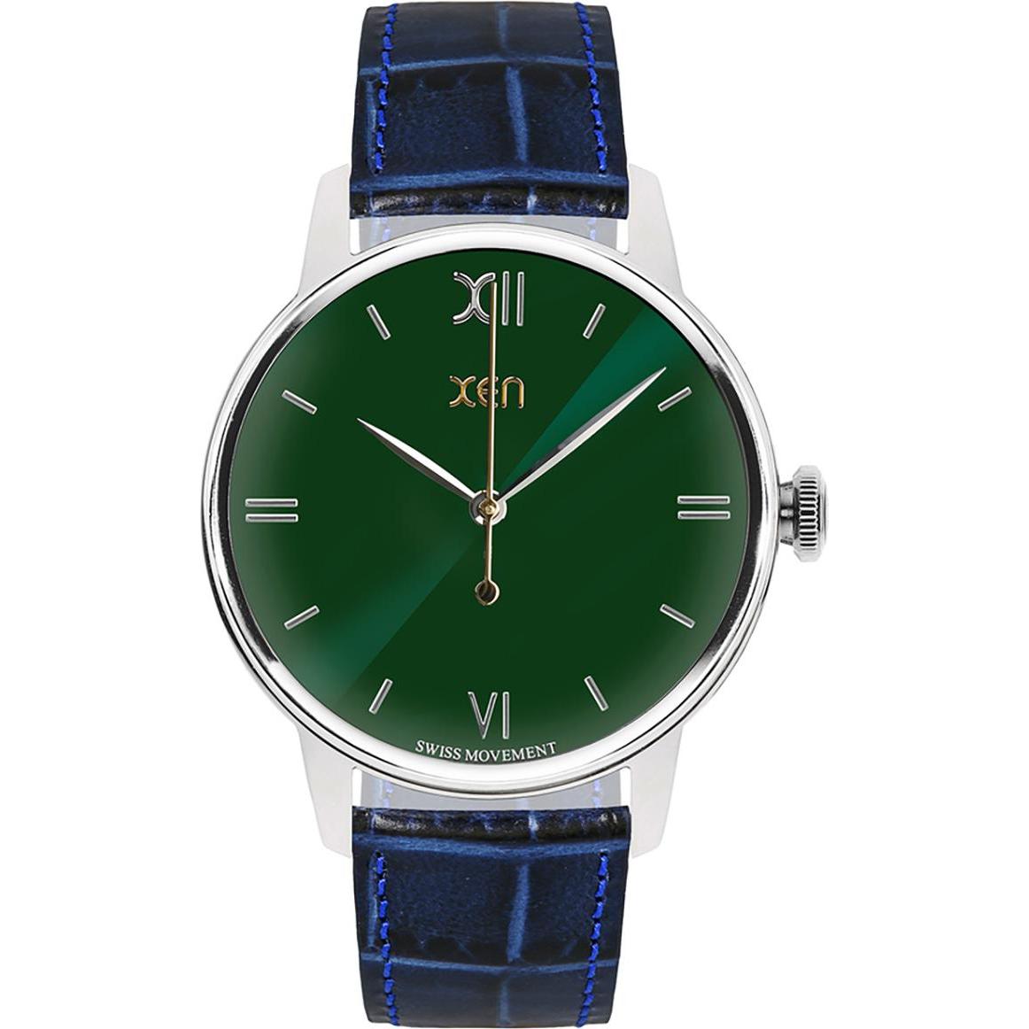 Xen, Armbanduhr, Armbanduhr Classic XQ0303, Blau, (Analoguhr, 41 mm)