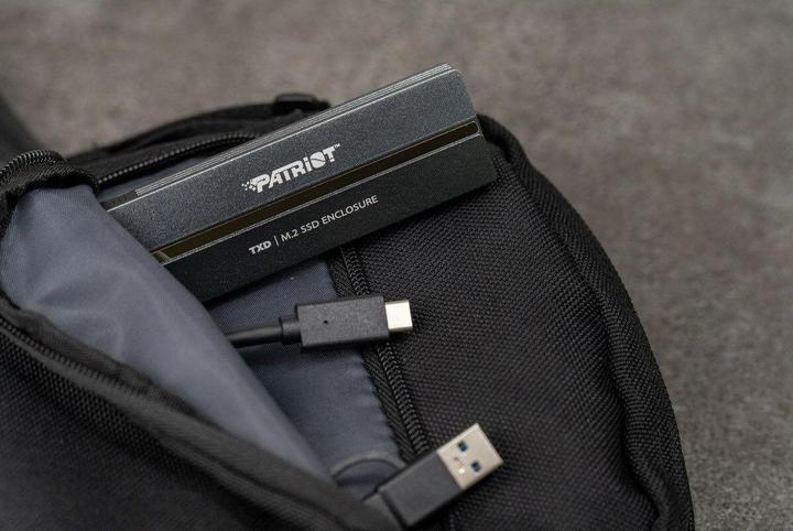 Produktbild Patriot TXD externí box USB 3.2 M.2 Gen2 NVMe SSD (M.2 2280, M.2 2230, M.2 2260, M.2 2242)