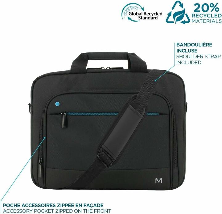 Immagine prodotto Mobilis Valigetta Theone Toploading Zip Blu 11-14in - Riciclata (14")