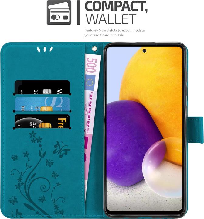 Image du produit Cadorabo Housse Flower Book pour Samsung Galaxy A73 5G (Samsung Galaxy A73 5G)