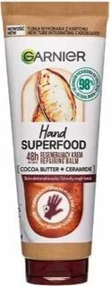 Actual product image Garnier Hand Superfood Cocoa Regenerating Hand Cream With Cocoa Butter And Ceramides 75Ml (75 ml)