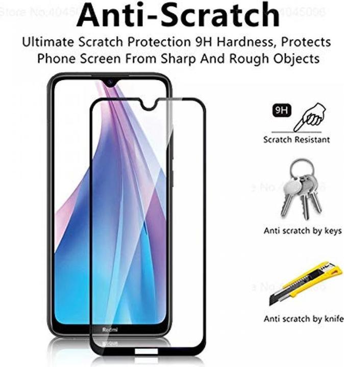 Immagine prodotto Screenguard Xiaomi Redmi Note 8T Pellicola protettiva di vetro a schermo intero 2.5D 9H (1 pz., Xiaomi Redmi Note 8T)