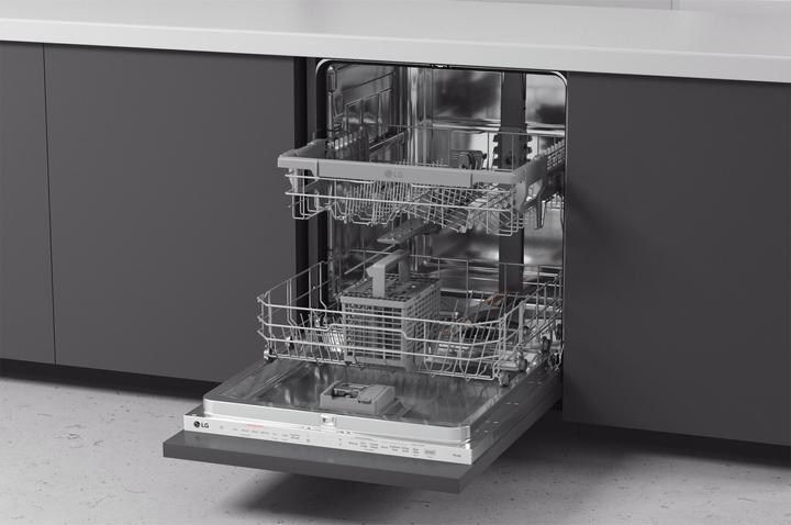 Produktbild LG QuadWash DB242TX Vollautomatischer Geschirrspüler Klasse D 46dB 14 Massgedecke Wi-Fi