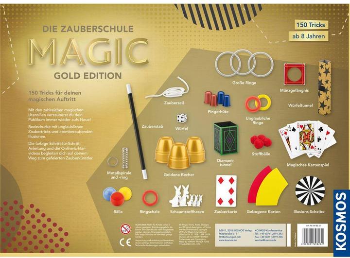 Actual product image Kosmos The Magic School Magic Gold Edition