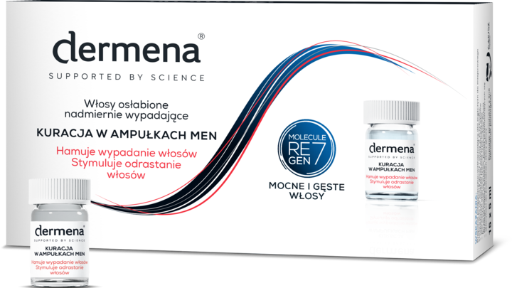 Produktbild Pharmena Dermena -Männer, Behandlung in Ampullen, die den Haarausfall hemmen, 15 x 5 ml (5 ml)