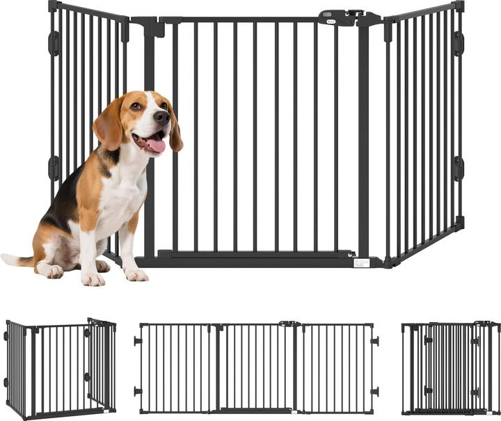 Produktbild PawHut Absperrgitter mit verstellbaren Winkeln (82.50 cm)