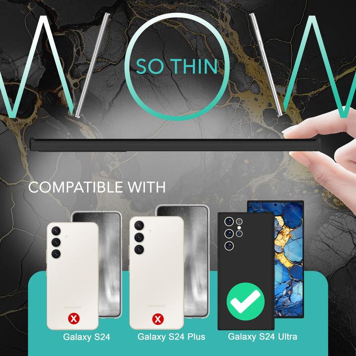 Actual product image Nalia Extremely Thin 0.3mm Matt Hardcase (Samsung Galaxy S24 Ultra)