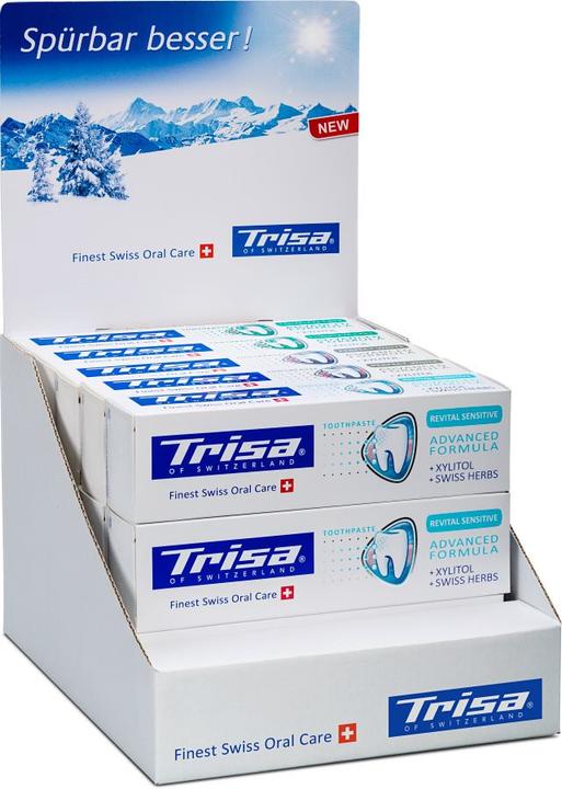 Produktbild Trisa Display Zahnpasta mix 15 Stk assortiert