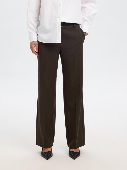 Produktbild Selected Femme Slfrita Mw Wide Pant Mel Noos (38)