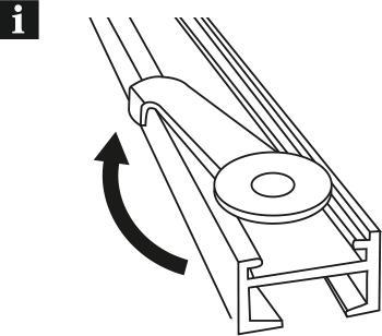 Immagine prodotto Gardinia Supporto a soffitto per binario per tende in alluminio Luna