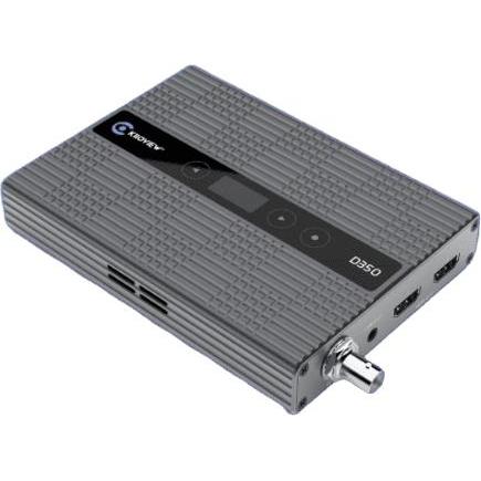 Kiloview D350 (4K UHD H265/H.264 Video Decoder) (3840 x 2160 Pixels), Netzwerkkamera, Schwarz
