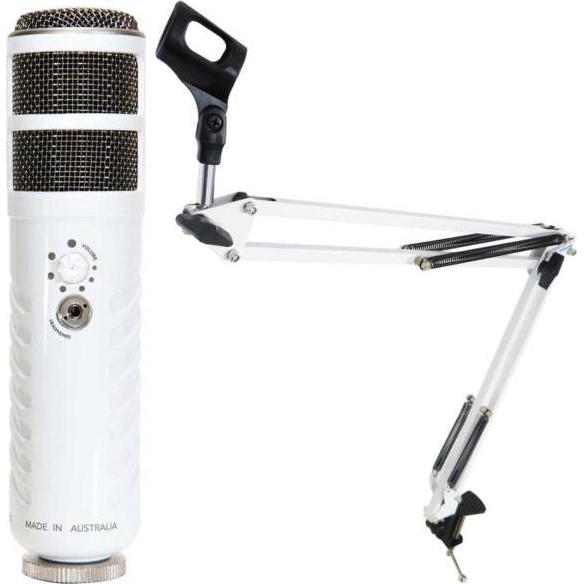 RØDE Podcaster USB Mikrofon mit Gelenkarm, Mikrofon
