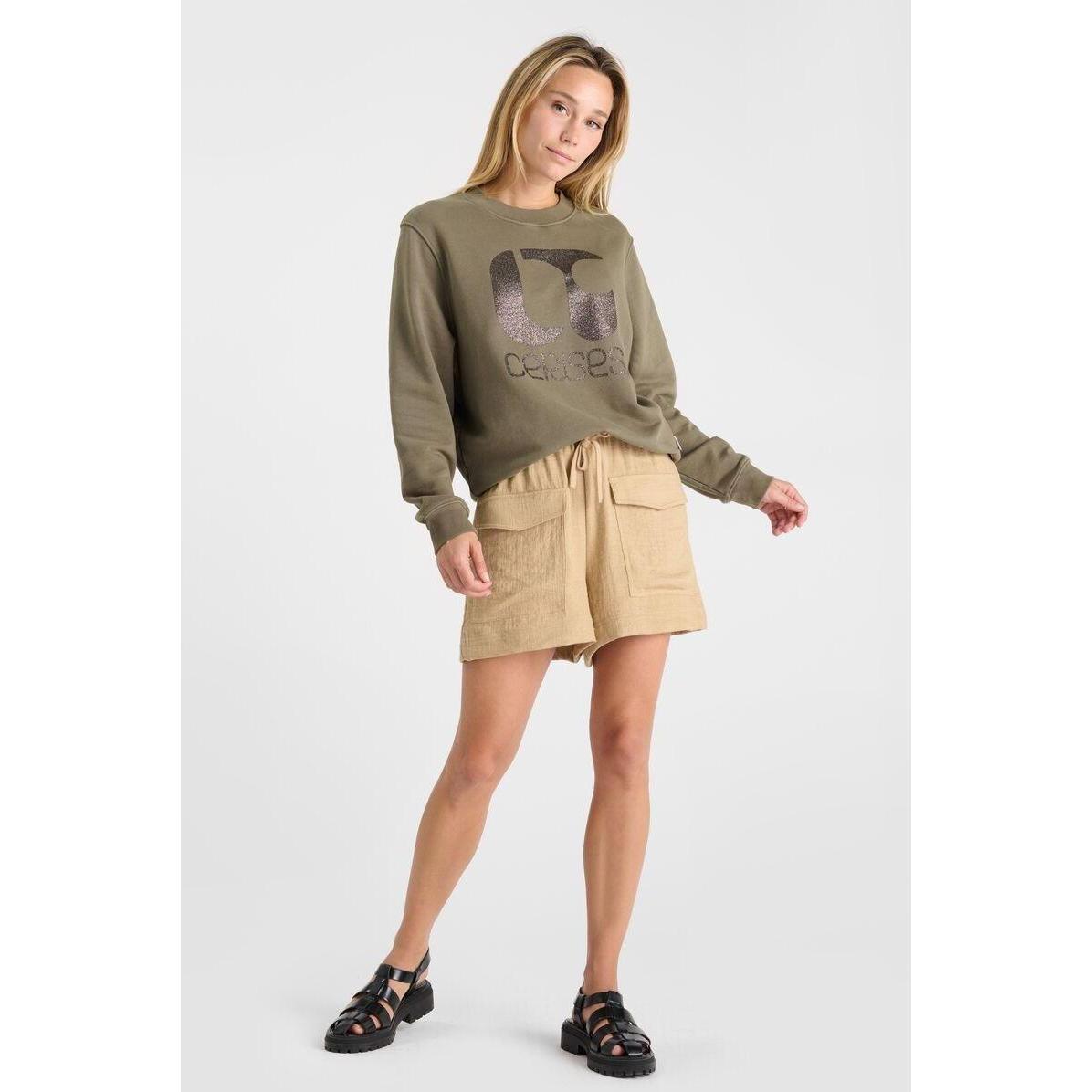 Thumbnail - Le Temps Des Cerises, Damen, Pullover, Paolo, Braun, (XS)