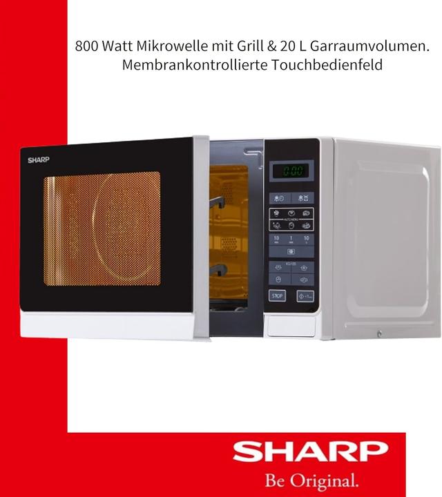 Image du produit Sharp R242WW Mikrowelle (20 l)