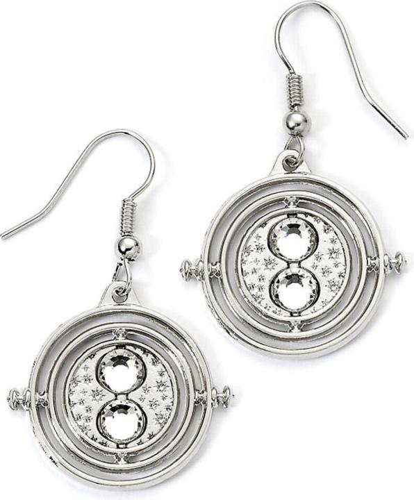 Carat Harry Potter Silver Tone Time Turner Drop Earrings (Zinc alloy)