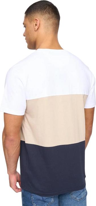 Actual product image Henleys Mens Henpanel Colour Block Cotton T-Shirt (XXL)