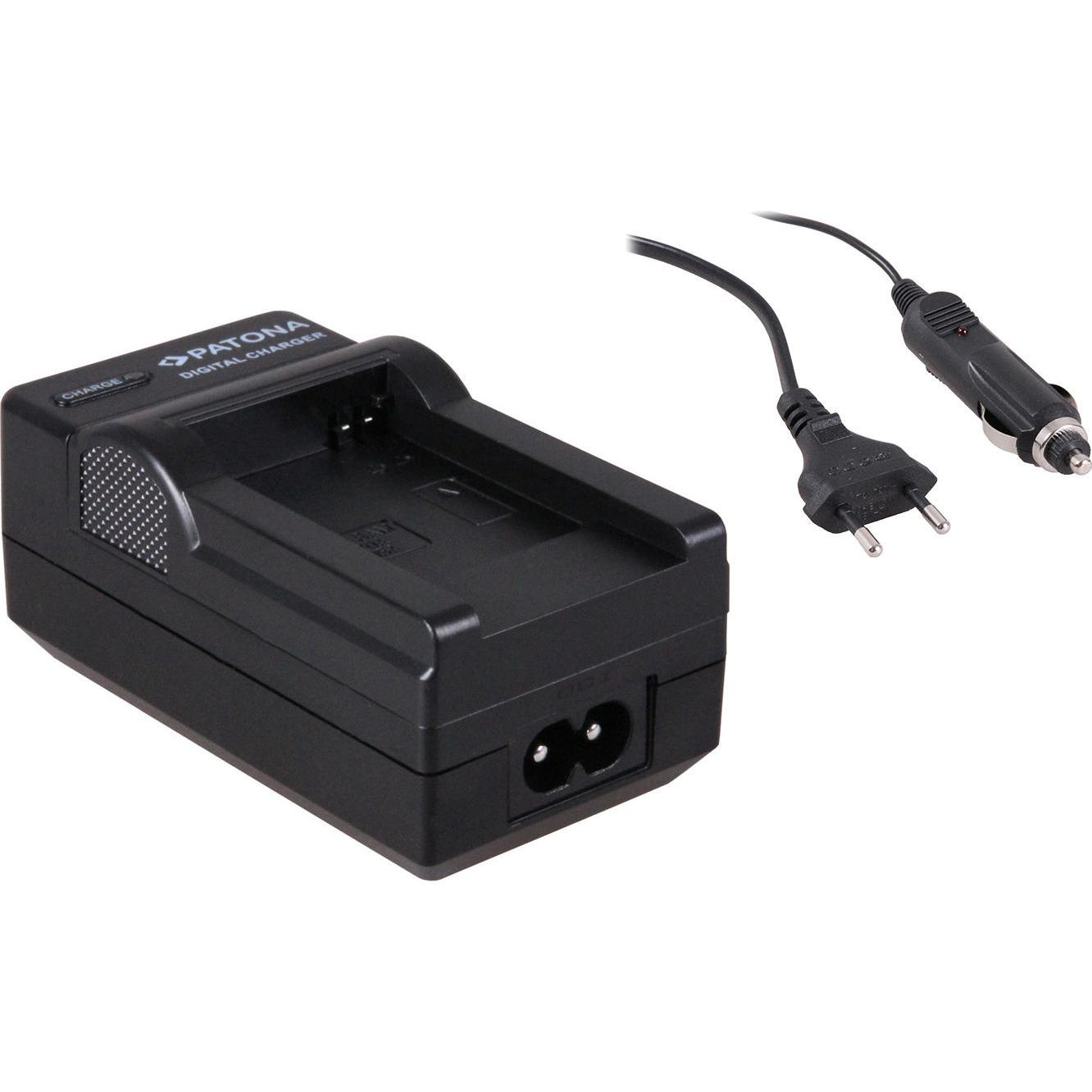 Patona Caricabatterie 2in1 per Samsung BP-70A ST60 ST61 ST70 ST71 (Caricabatterie per fotocamere), Alimentatore fotocamera