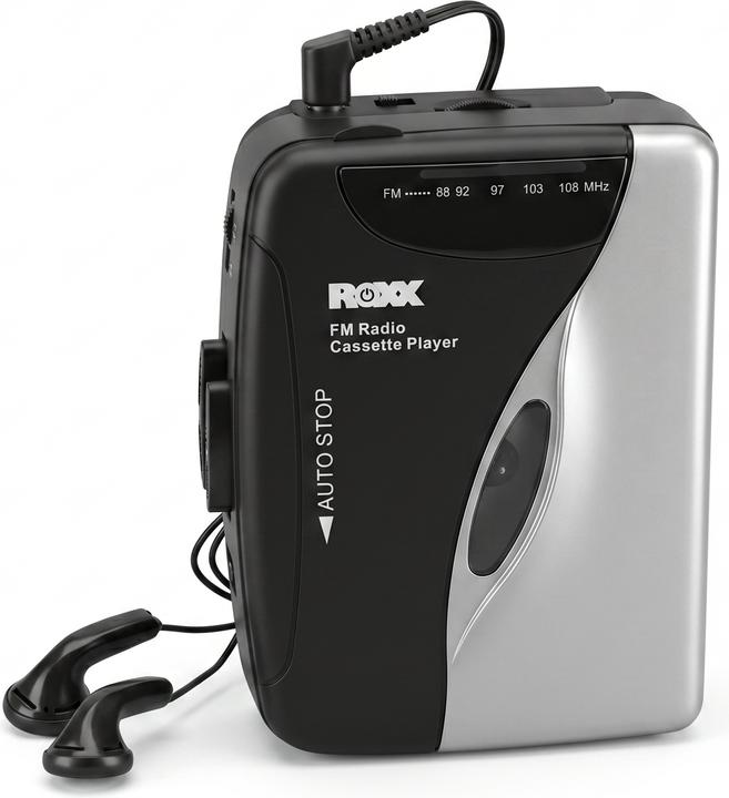 Actual product image Roxx Portable cassette player PCP300