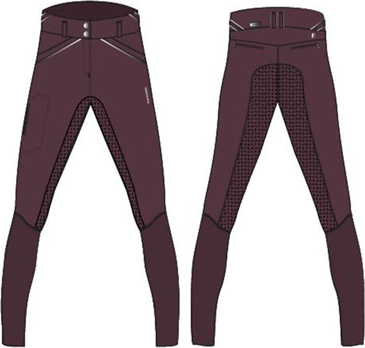 Produktbild Fouganza Damen Reithose Full Grip - 900 bordeaux (S)