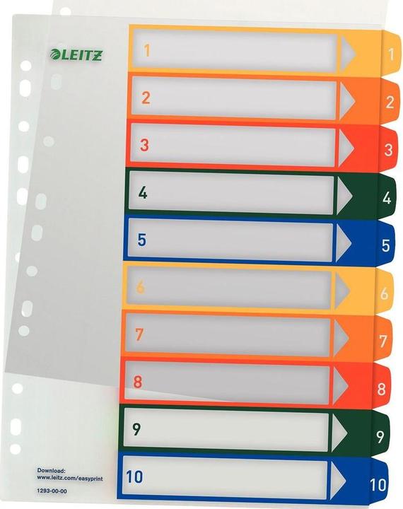 Produktbild Leitz Register PC-beschriftbar