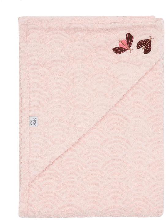 Zewi Baby-Badetuch Frottée Sweet Butterfly 85 x 75 cm
