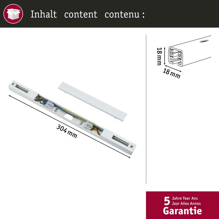 Actual product image Paulmann URail Middle-Feed