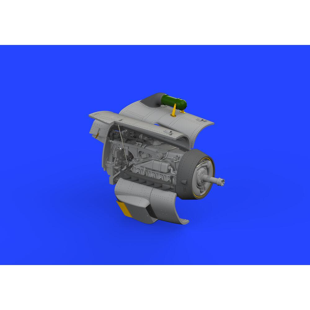 Eduard Bf 109G-2/G-4 engine PRINT 1/72